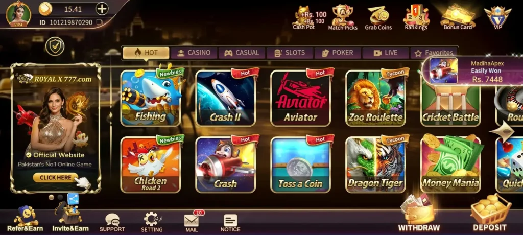Royalx777 App